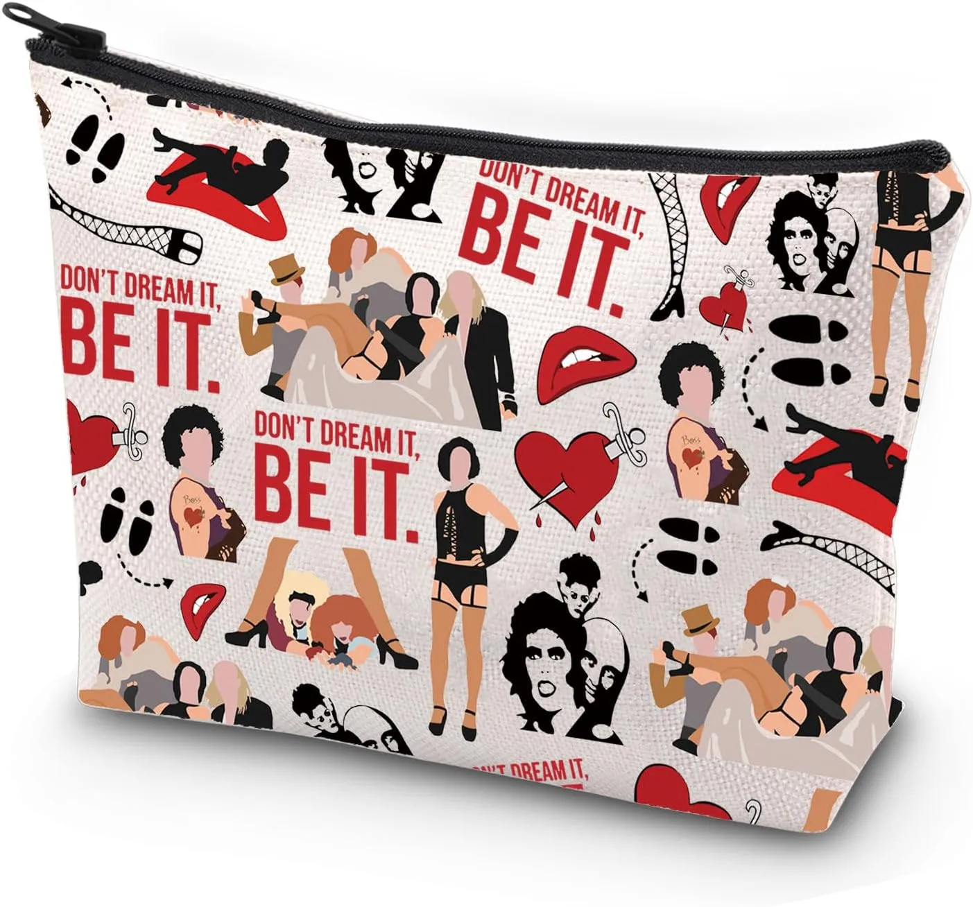 JYTAPP Horror TV Show Cosmetic Bag Weekend Movie Horror Movie Lover Gift Horror Story Characters Zipper Pouch