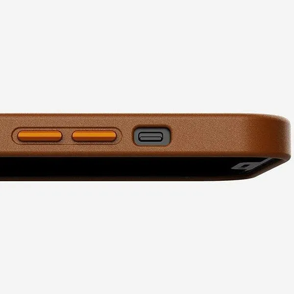 K-doo iPhone 13 Pro Leather Case Back Cover