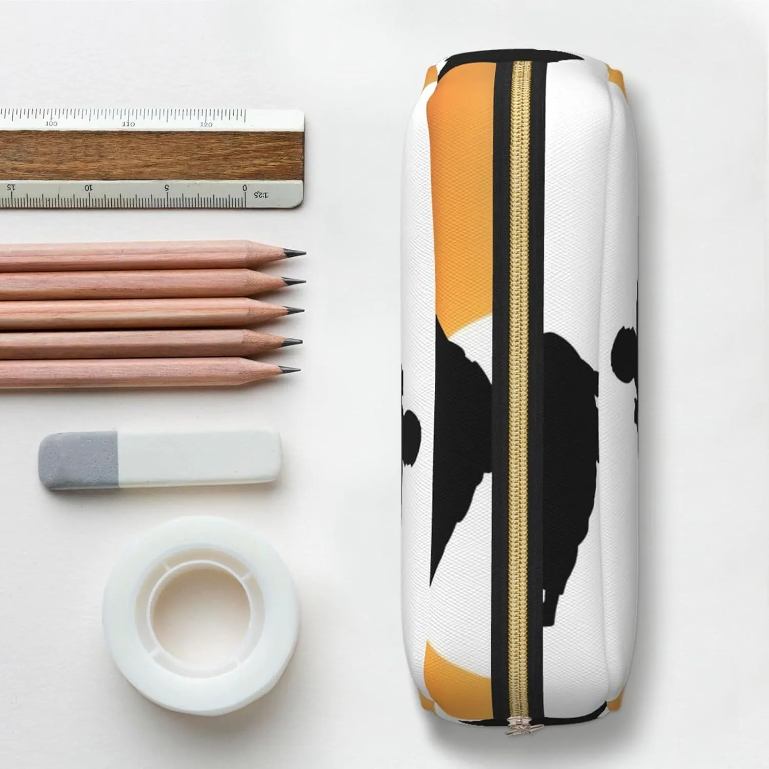 Karate silhouette Makeup Bag for Women Men Travel Toiletry Bag Aesthetic Purse Pouch Large Pencil Case