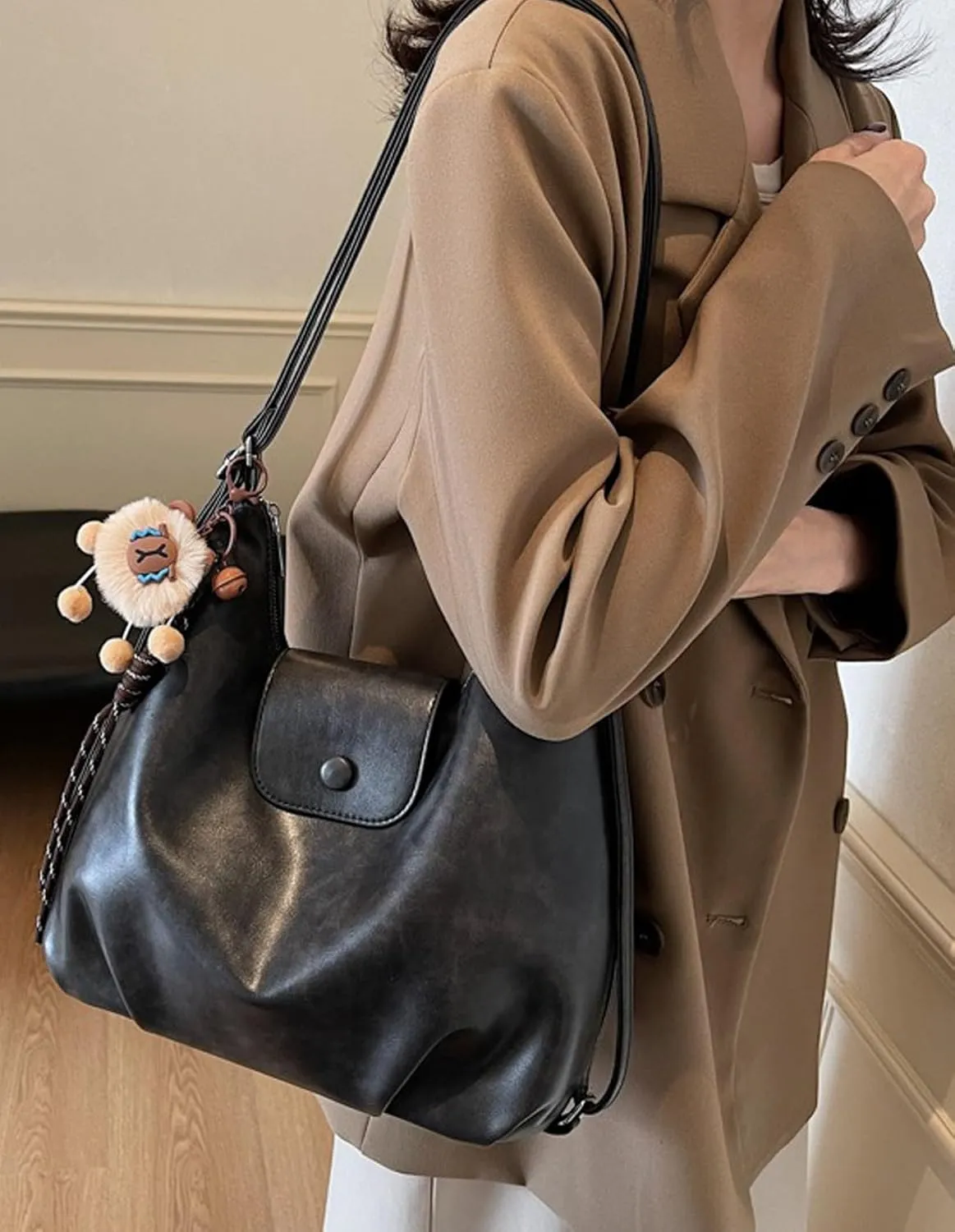 KARRESLY Hobo Handbag Purse for Women Trendy Shoulder Bags PU Leather Crossbody Purses