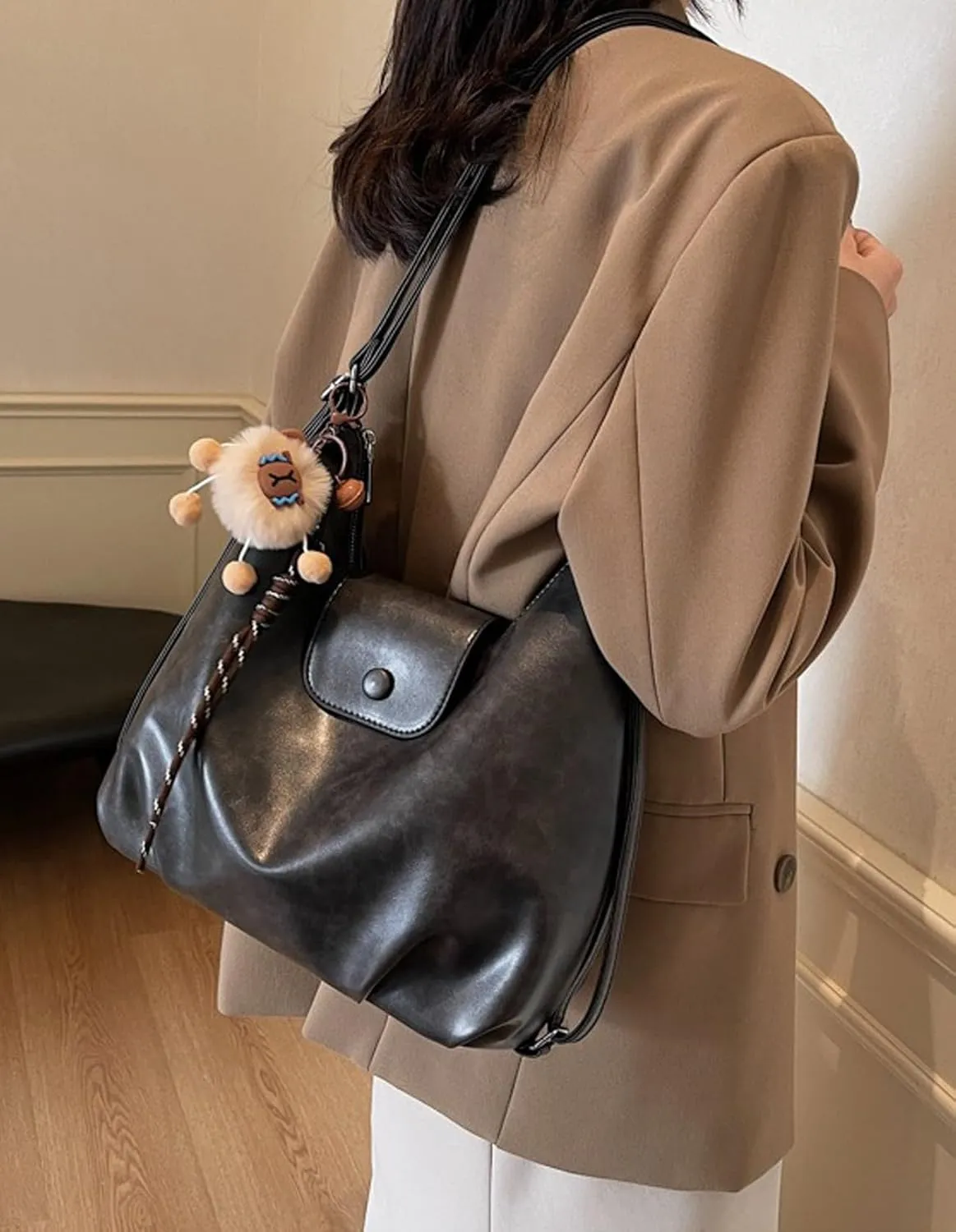 KARRESLY Hobo Handbag Purse for Women Trendy Shoulder Bags PU Leather Crossbody Purses