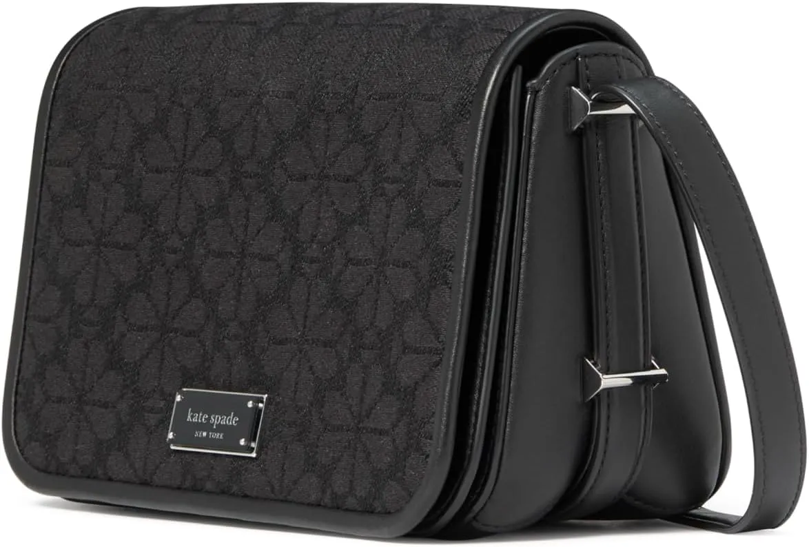 kate spade new york Women's Spade Flower Jacquard Flap Crossbody