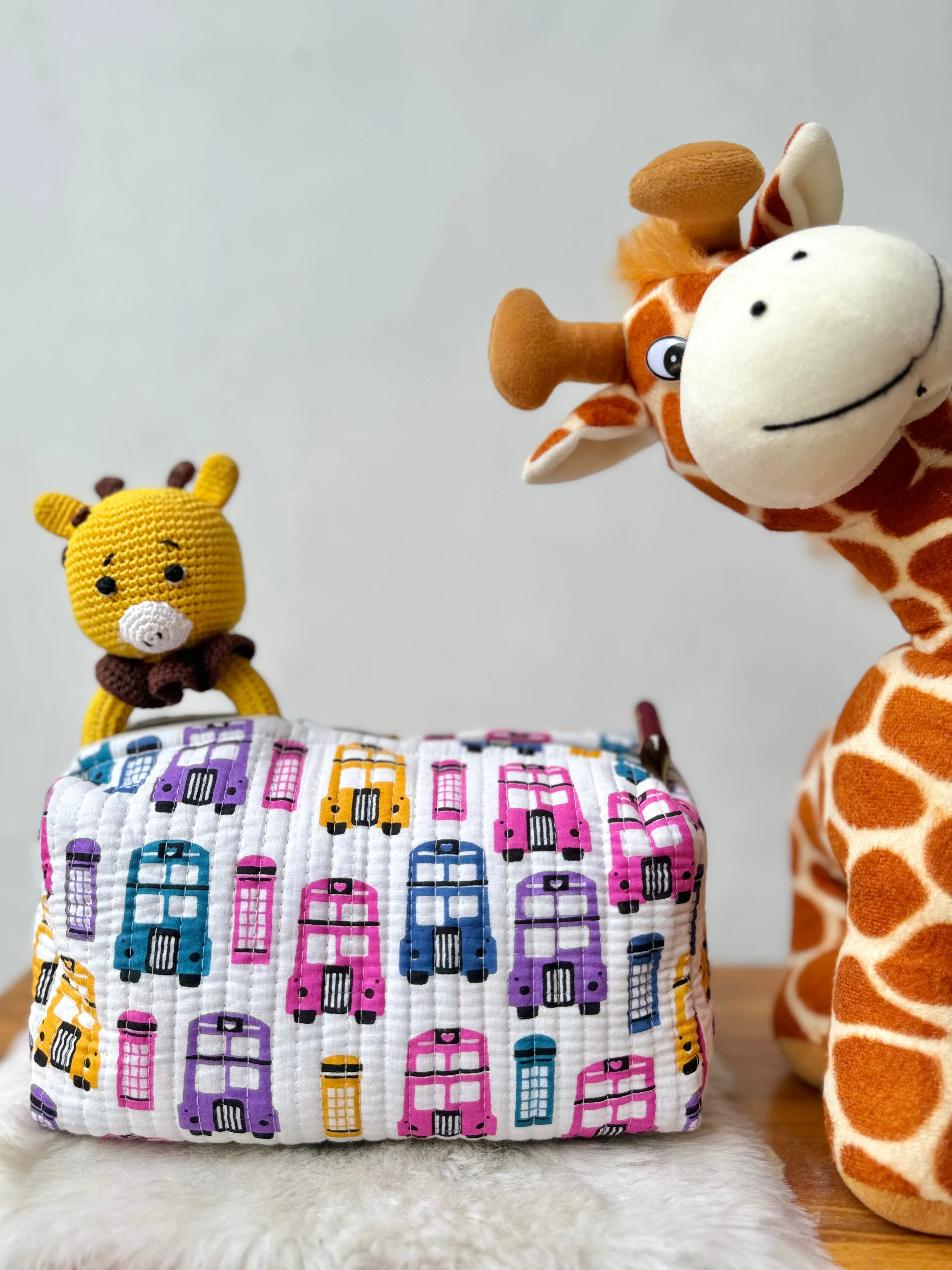 KIDS PRINT MULTI PURPOSE TOILETRY BAGS