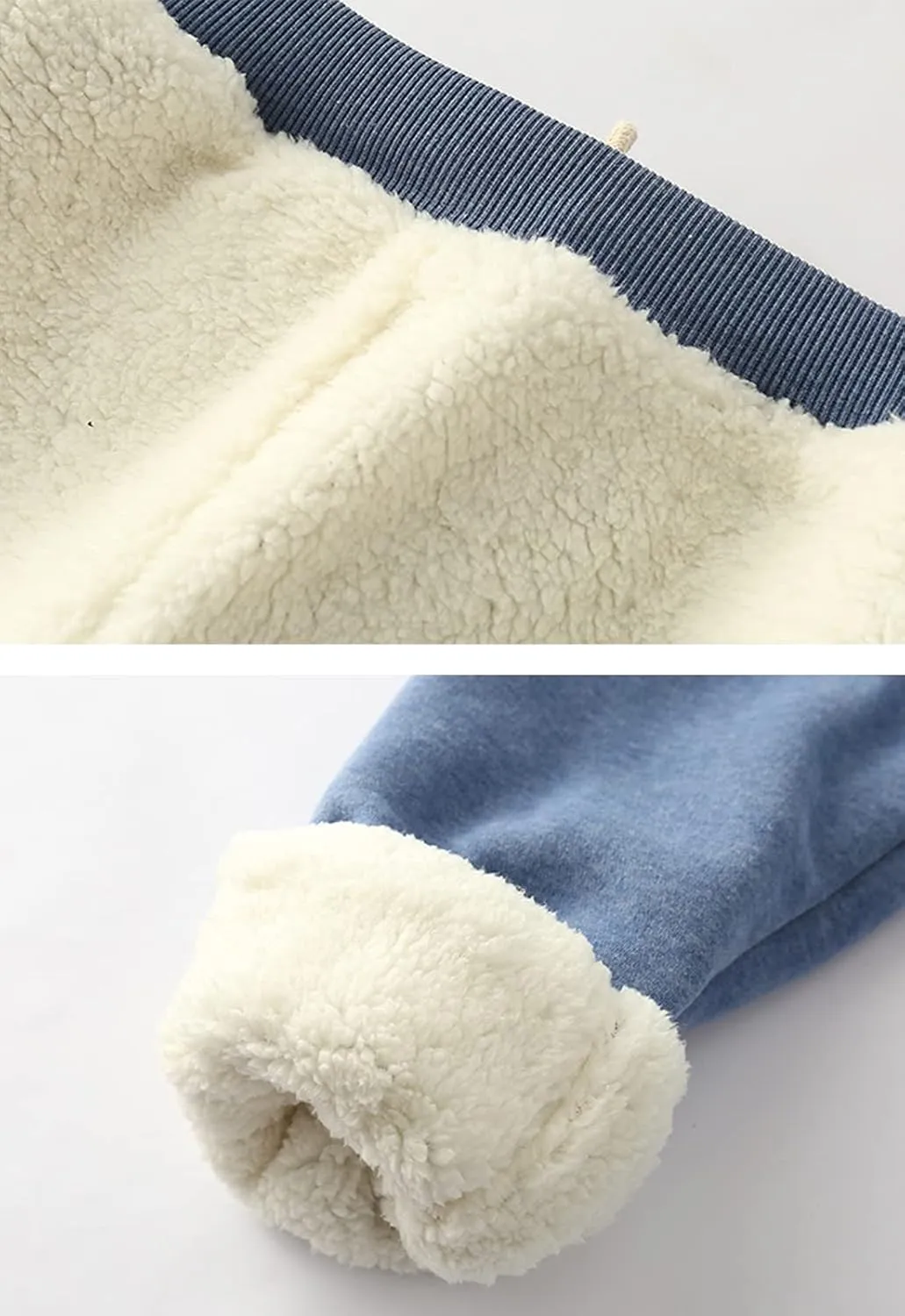 Kissonic Women's Warm Fleece Joggers Pants Athletic Track Sherpa Lined Sweatpants