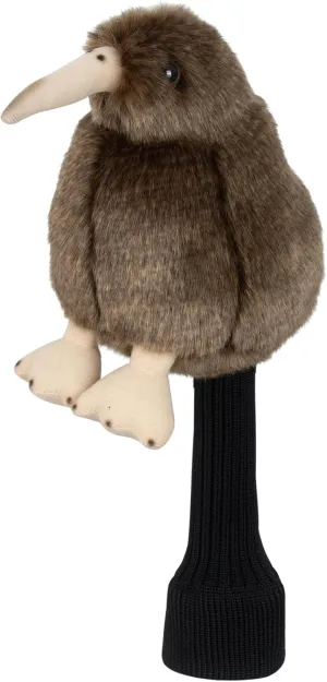 Kiwi Brown Soft Golf Club Driver Headcover Hybrid Head Covers