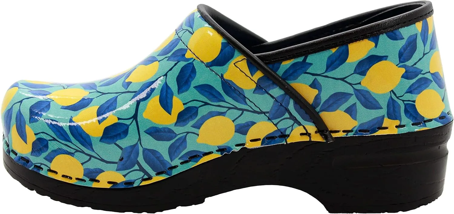 KLÄGN Women's Professional Plus Patent Leather Clogs