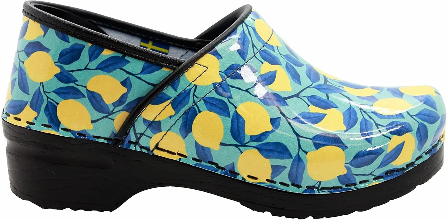 KLÄGN Women's Professional Plus Patent Leather Clogs