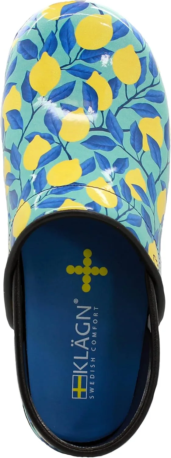 KLÄGN Women's Professional Plus Patent Leather Clogs