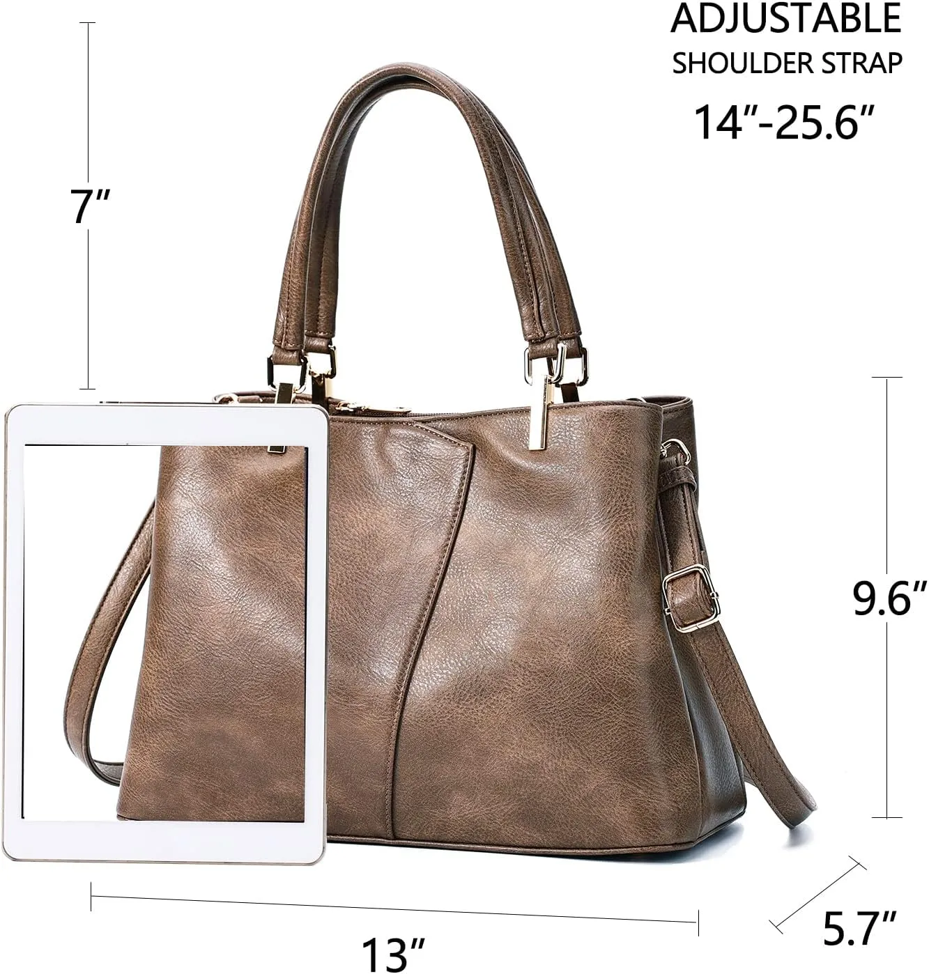 KouLi Buir Hobo, PU Leather Purses and Handbags - Shoulder, Crossbody, Top Handle, Tote Bags for Women