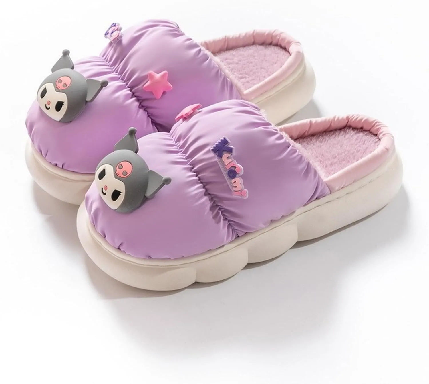 Kuromi Home Slippers for Girls Kids Children