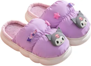 Kuromi Home Slippers for Girls Kids Children