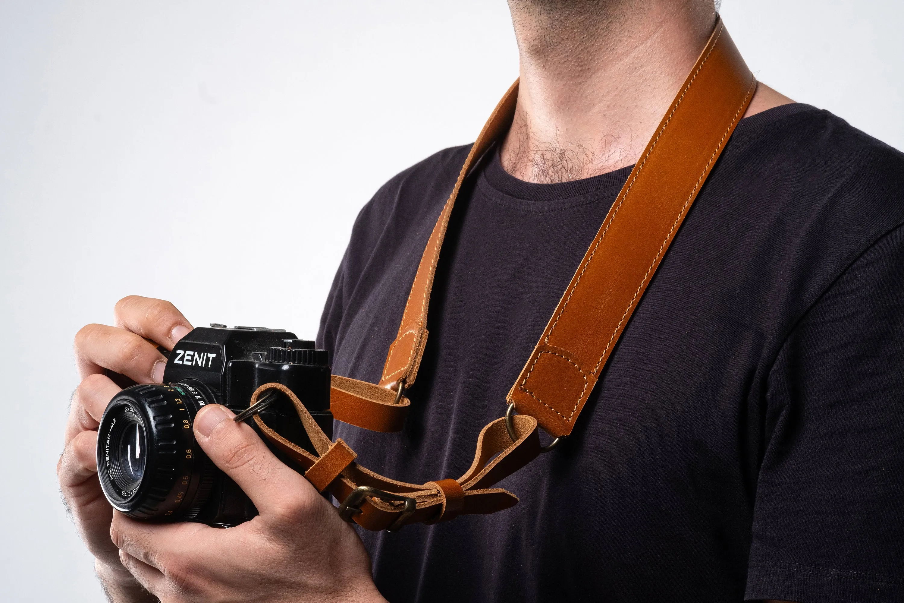 Leather Camera Straps, Handmade DSLR Camera Holder, Custom Distressed Leather Camera Holder, Handmade Cow Hide Camera Strap