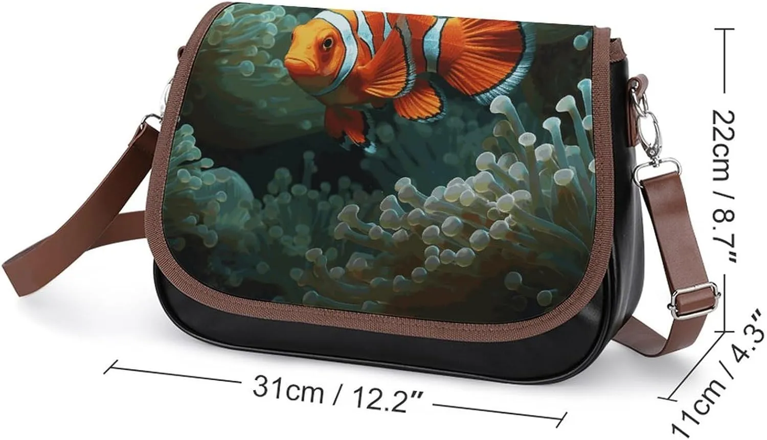 Leather Crossbody Bag for Women Siamese Cat Art Detachable Strap Handbags Travel Purse Shoulder Bags for Daily Use