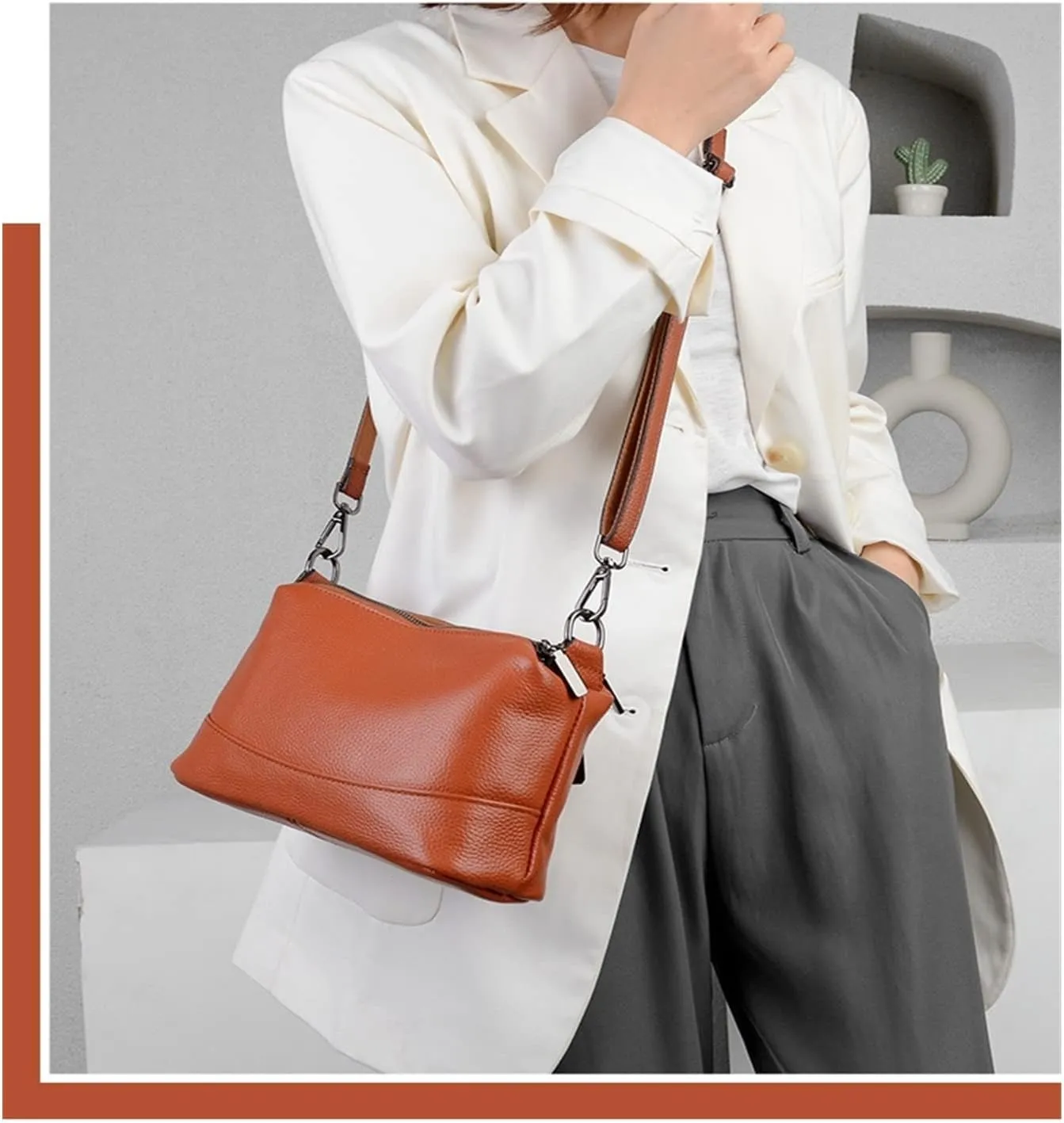 Leather Handbags Women Bags Soft Leather Ladies Crossbody Bag Fashion Luxury Female Shoulder Tote Bag