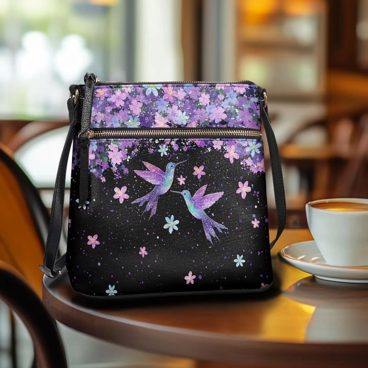 Leather Shoulder Bag for Women Large Crossbody Handbag Sling Hobo Bag with Adjustable Strap for Business Dating