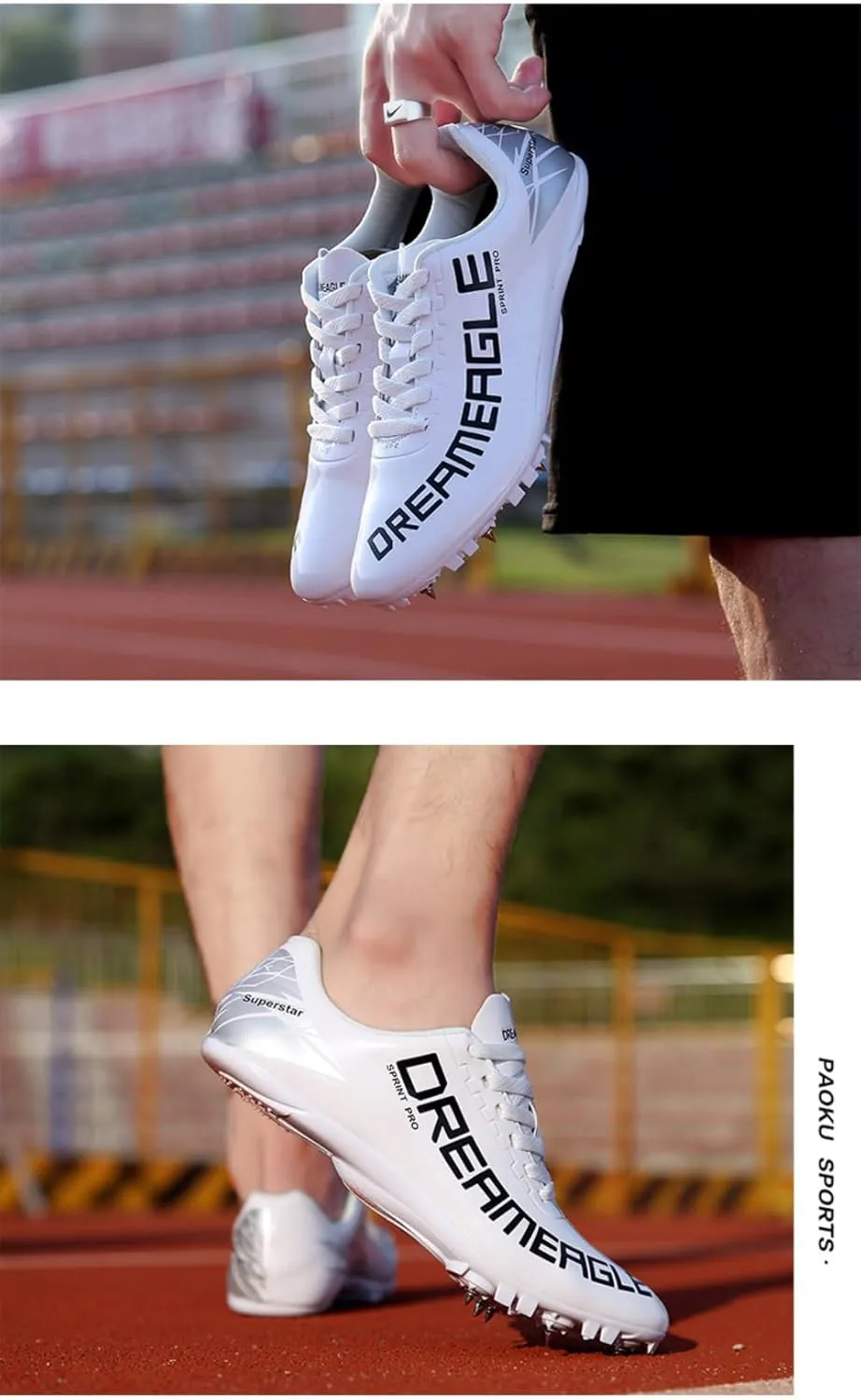 Leather Unisex Track & Field Spikes: Professional Running, Sprint, Jumping Shoes for Men, Women, Kids