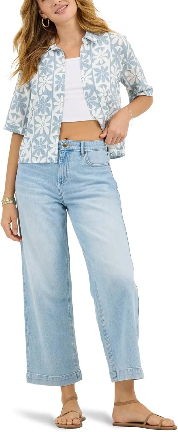 Lee Women's Legendary 26" Wide Leg Crop Jean