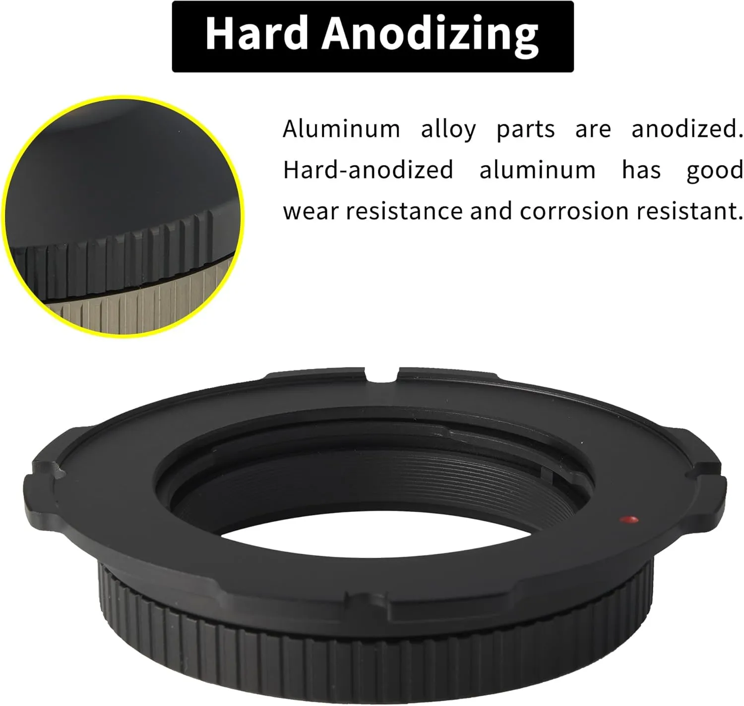 Lens Mount Adapter Ring for Contax Yashica CY Lens to LPL Camcorder Cinema Camera