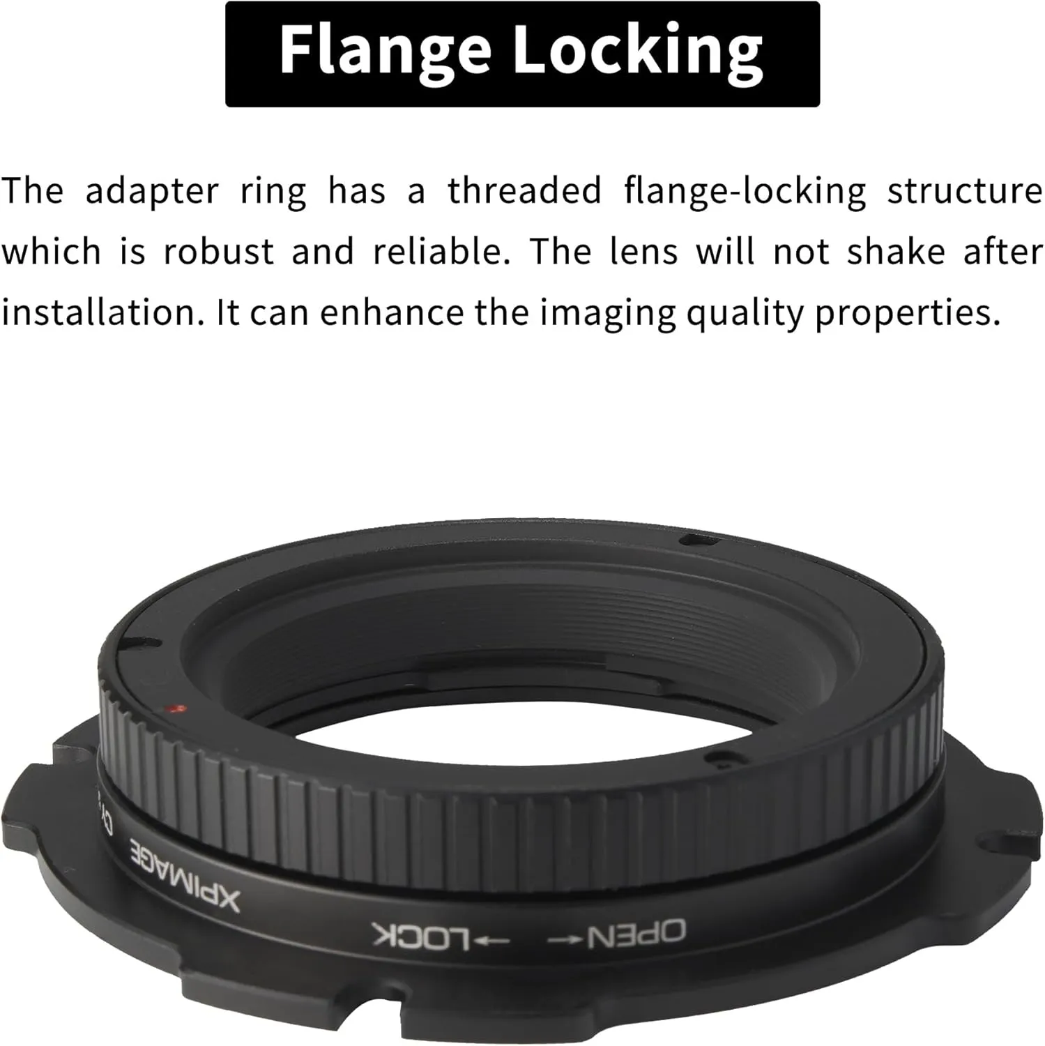 Lens Mount Adapter Ring for Contax Yashica CY Lens to LPL Camcorder Cinema Camera