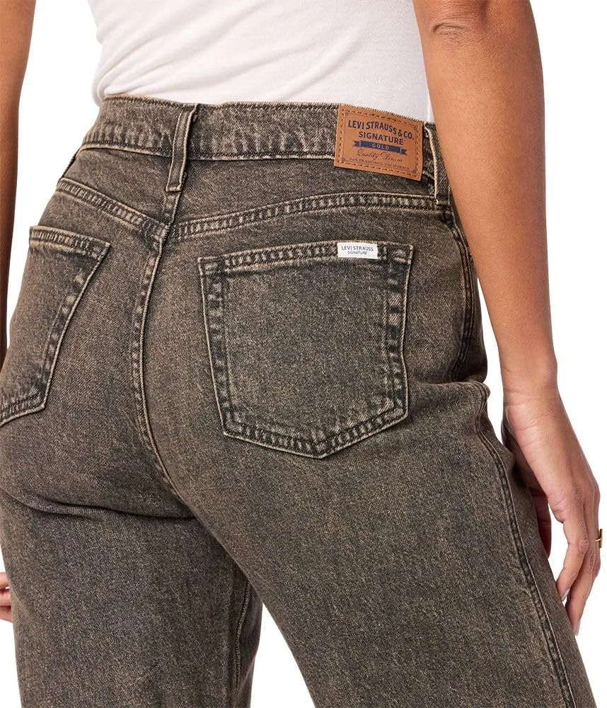 Levi Strauss Signature Gold Women's Size Heritage High Rise Straight (Standard and Plus)