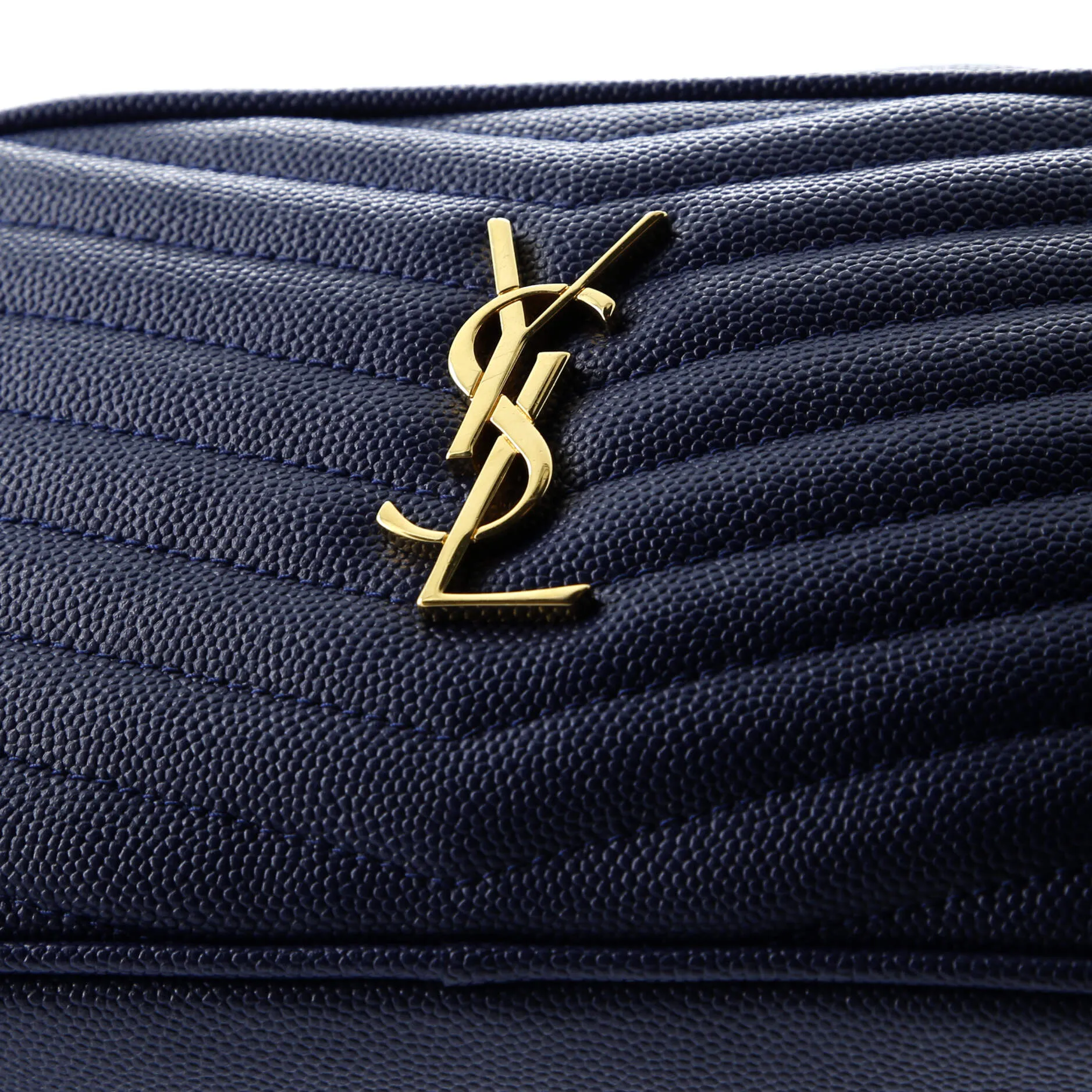 Lou Camera Bag Matelasse Chevron Leather Mini