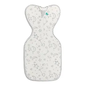 Love to Dream Swaddle UP, Silky-Lux 1.0 TOG, Super Soft, Luxurious 100% Viscose from Bamboo, Allow Baby to Sleep in Their Preferred Arms Up Position, Snug Fit Calms Moro Reflex, Cream, 13-19lbs