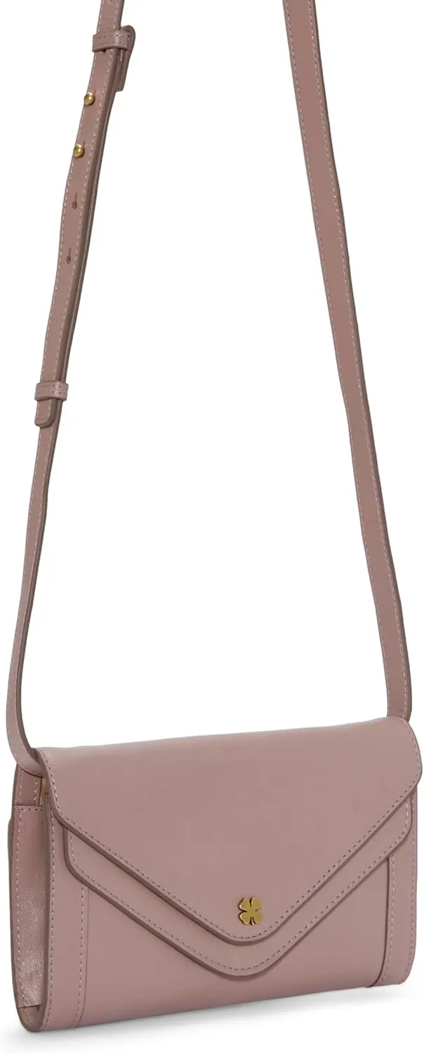 Lucky Brand Love Leather Crossbody Wallet