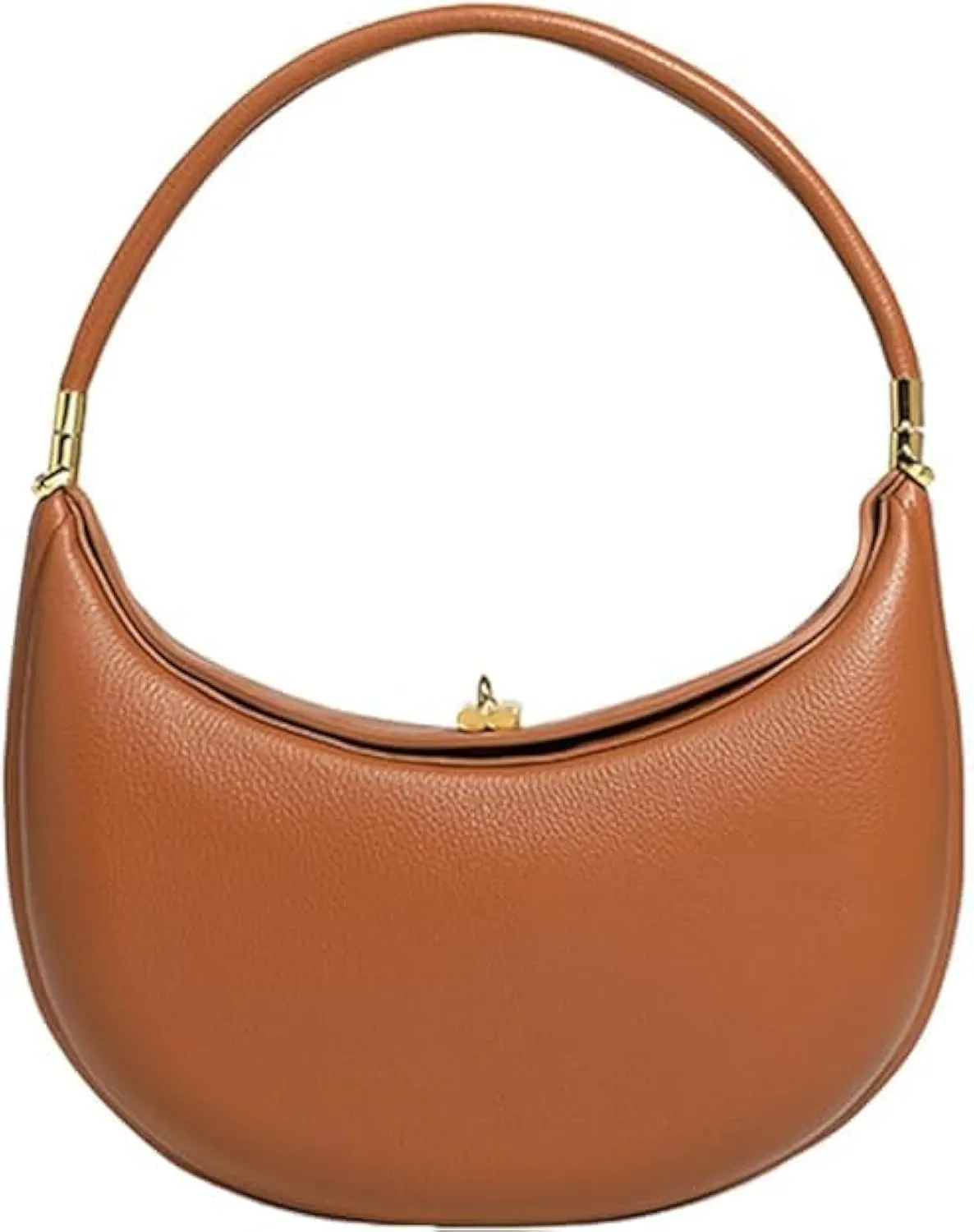 Lushandy PU Leather Crescent Bag and Women's Luna 4-in-1 Shoulder Bag, Half Moon Bag, Hobo Clutch