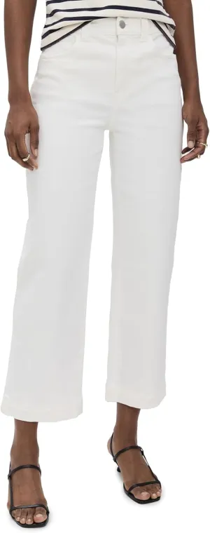 Madewell Women's The Perfect Vintage Wide-Leg Crop Jeans