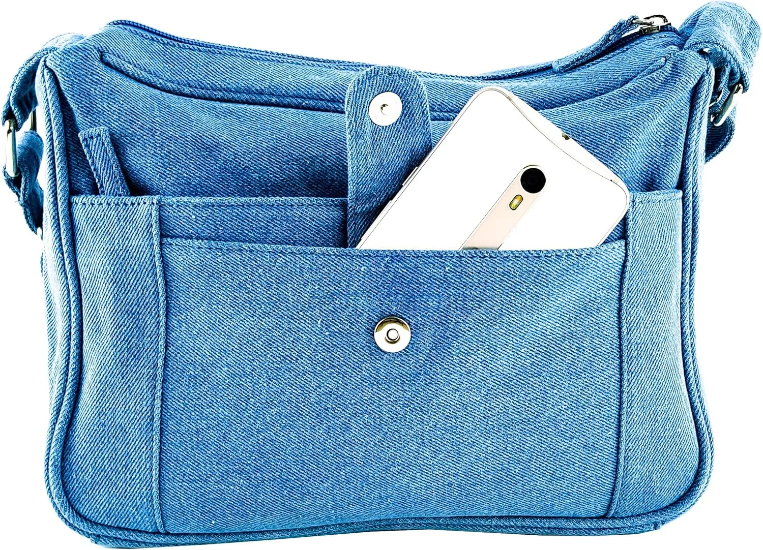 Magnum Concealed Carry Crossbody Handbag Gun Purse & Shoulder Bag with Adjustable Strap