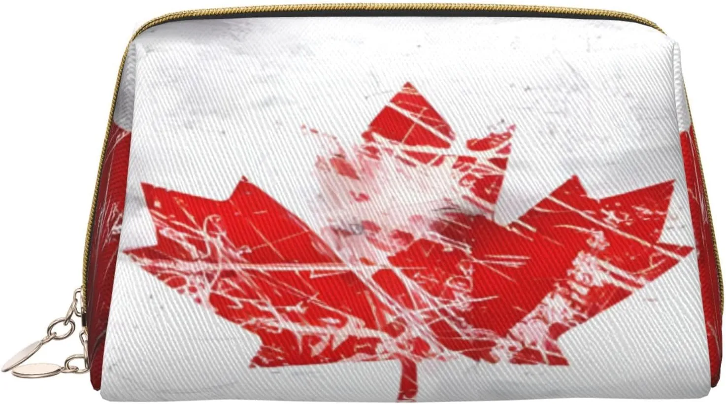 Makeup Bag Women Toiletrie Showe Brush Skin Care Travel Organizer Purse Me Large Makeup Purse AccessoriesRetro Canada Flag