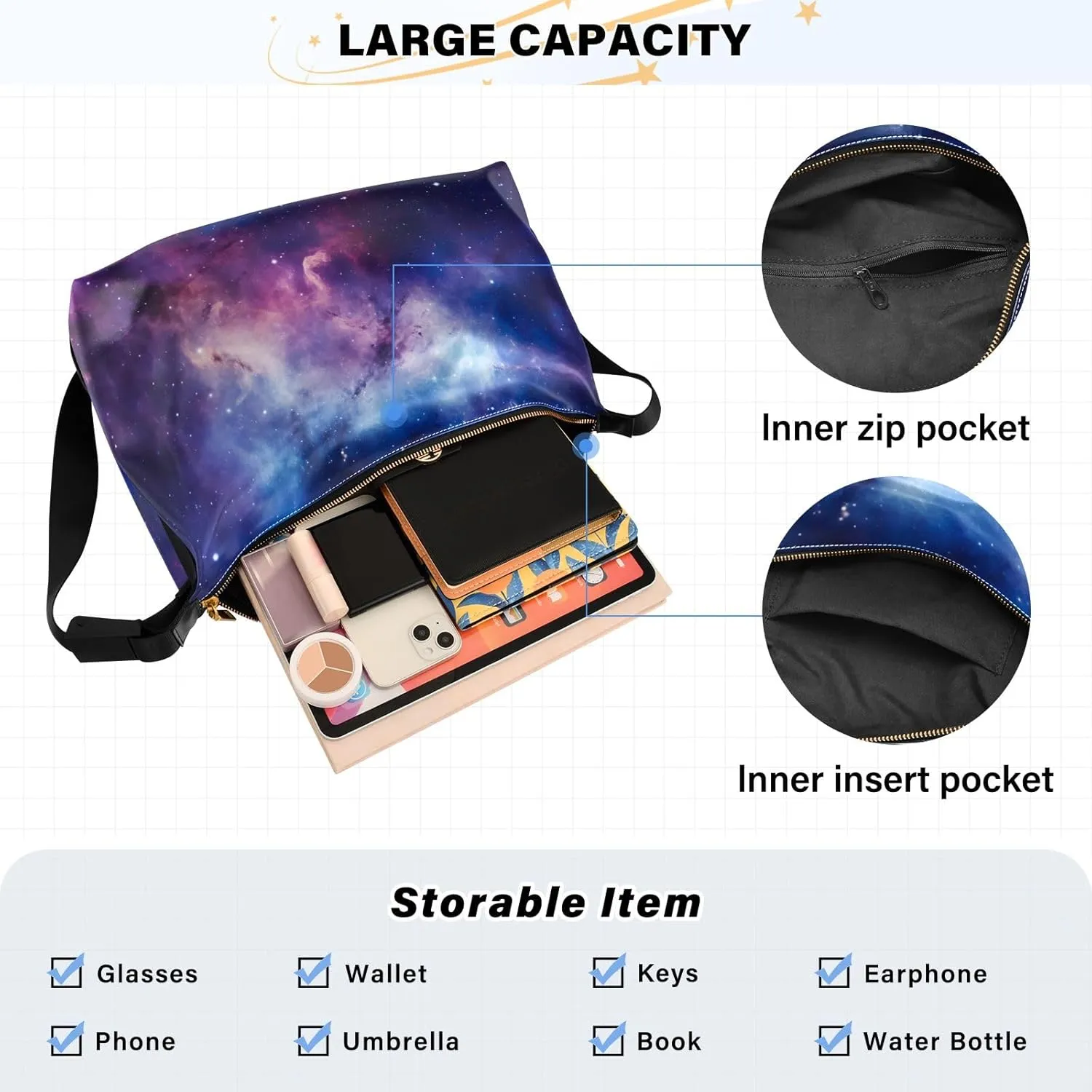 Map of the Tower and Palace Soft Leather Bag, Leather Crossbody Bag, Women's Crossbody Hobo Bag