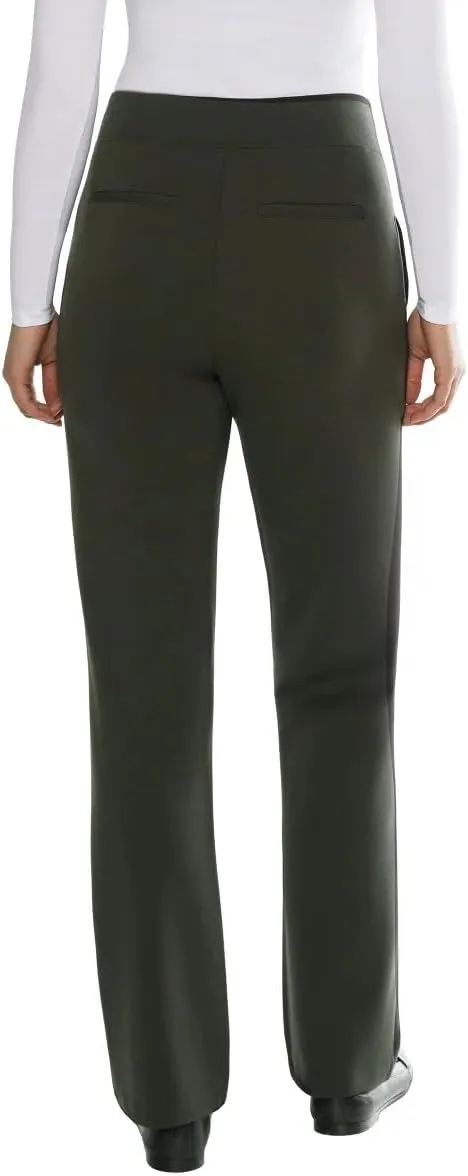 Matty M Women's Pull On Straight Leg Office Pants