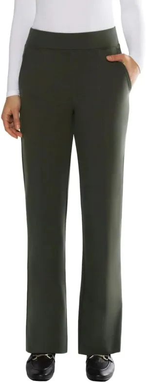 Matty M Women's Pull On Straight Leg Office Pants