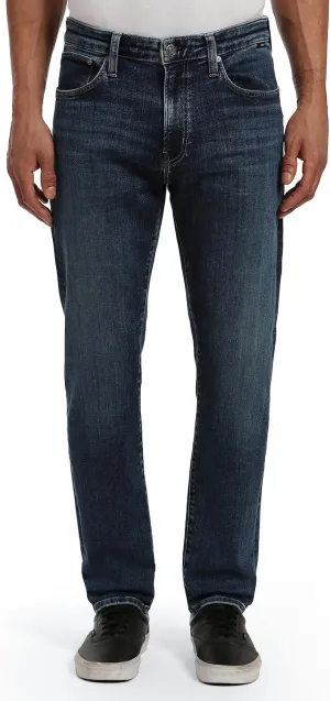 Mavi Men's London Mid Rise Relaxed Tapered Leg Jeans, Mid Organic Vintage, 33 x 29