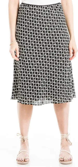 Max Studio Women's Bias Printed Skirt
