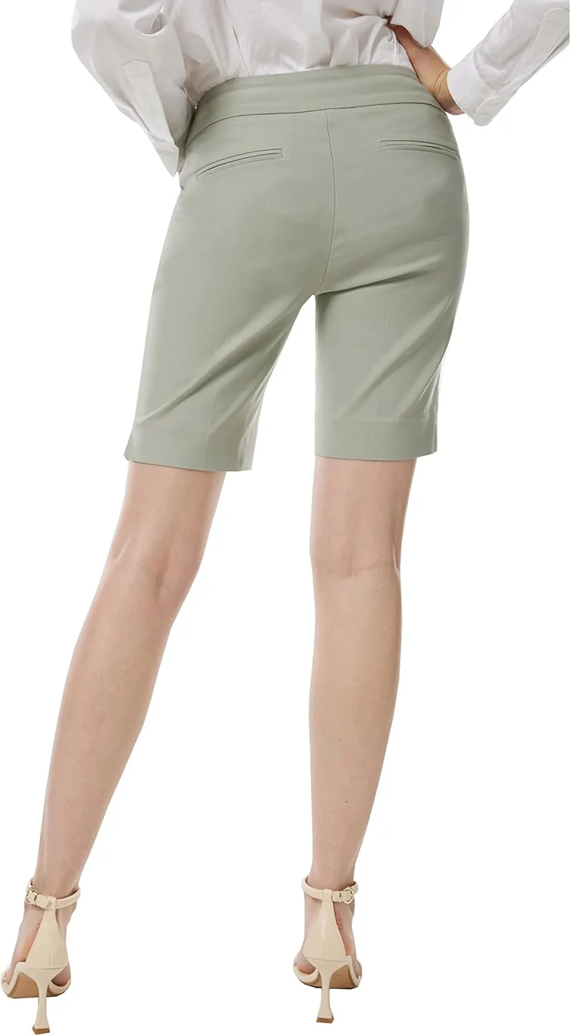 May You Be Women's Pull on Styling 9” Inseam Millennium Bermuda Shorts