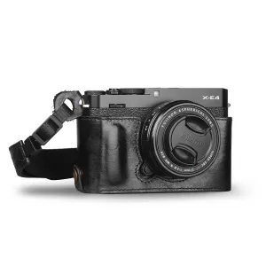 MegaGear Fujifilm X-E4 Ever Ready Genuine Leather Camera Half Case