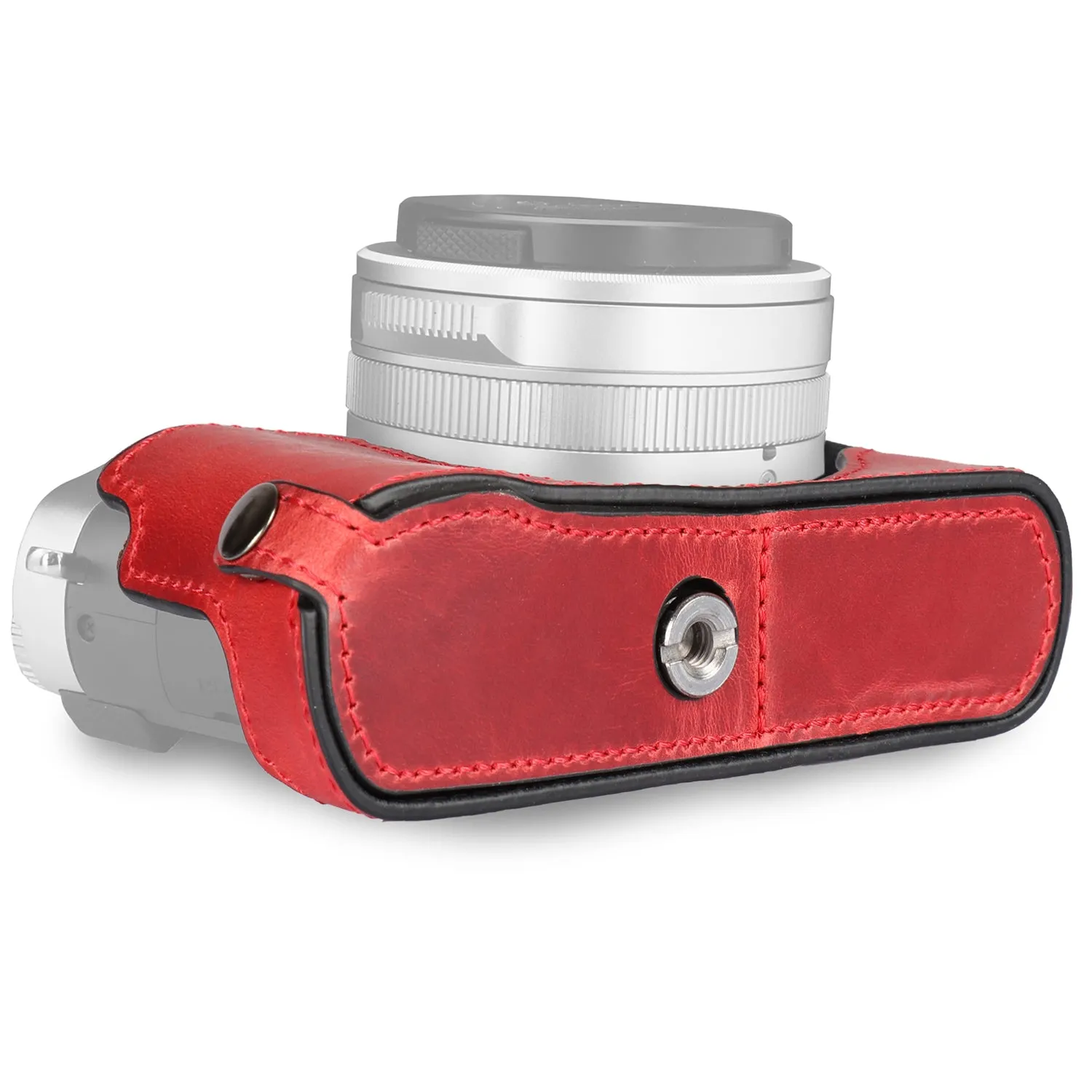 MegaGear Leica D-Lux 7 Ever Ready Top Grain Leather Camera Half Case