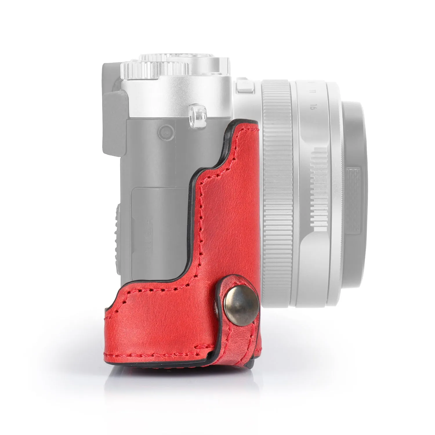 MegaGear Leica D-Lux 7 Ever Ready Top Grain Leather Camera Half Case