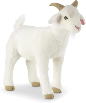 Melissa & Doug Plush Goat - Soft, Multi-Colored Stuffed Animal Toy for Ages 7 