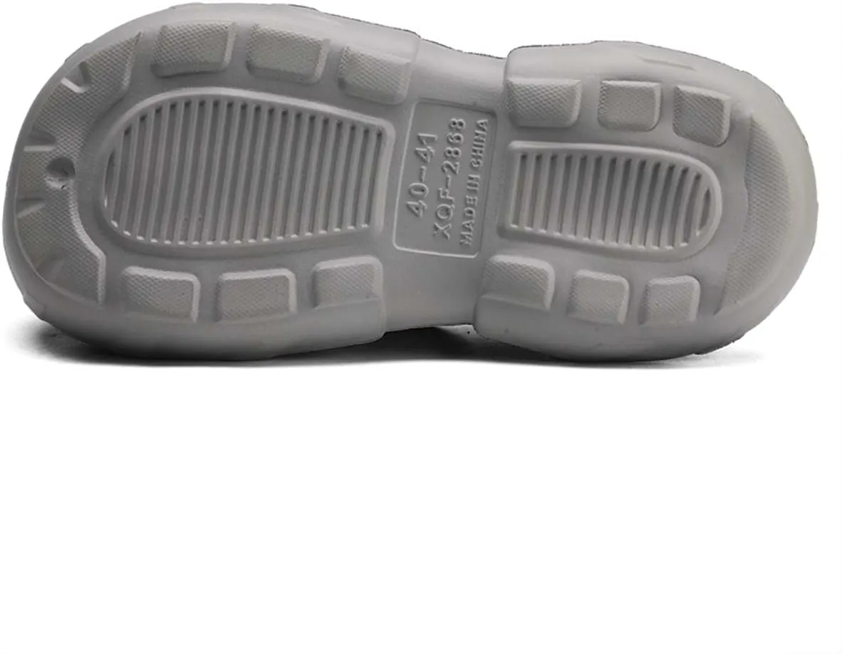 Men Women Winter Waterproof Garden Snow Shoes Plush Warm Home Slippers Fluffy Clogs Shoes Indoor Outdoor