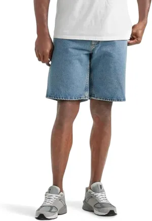 Mens Baggy Jean Shorts Loose Fit Vintage Wide Leg Jorts Y2K Streetwear Hip Hop Casual Denim Shorts