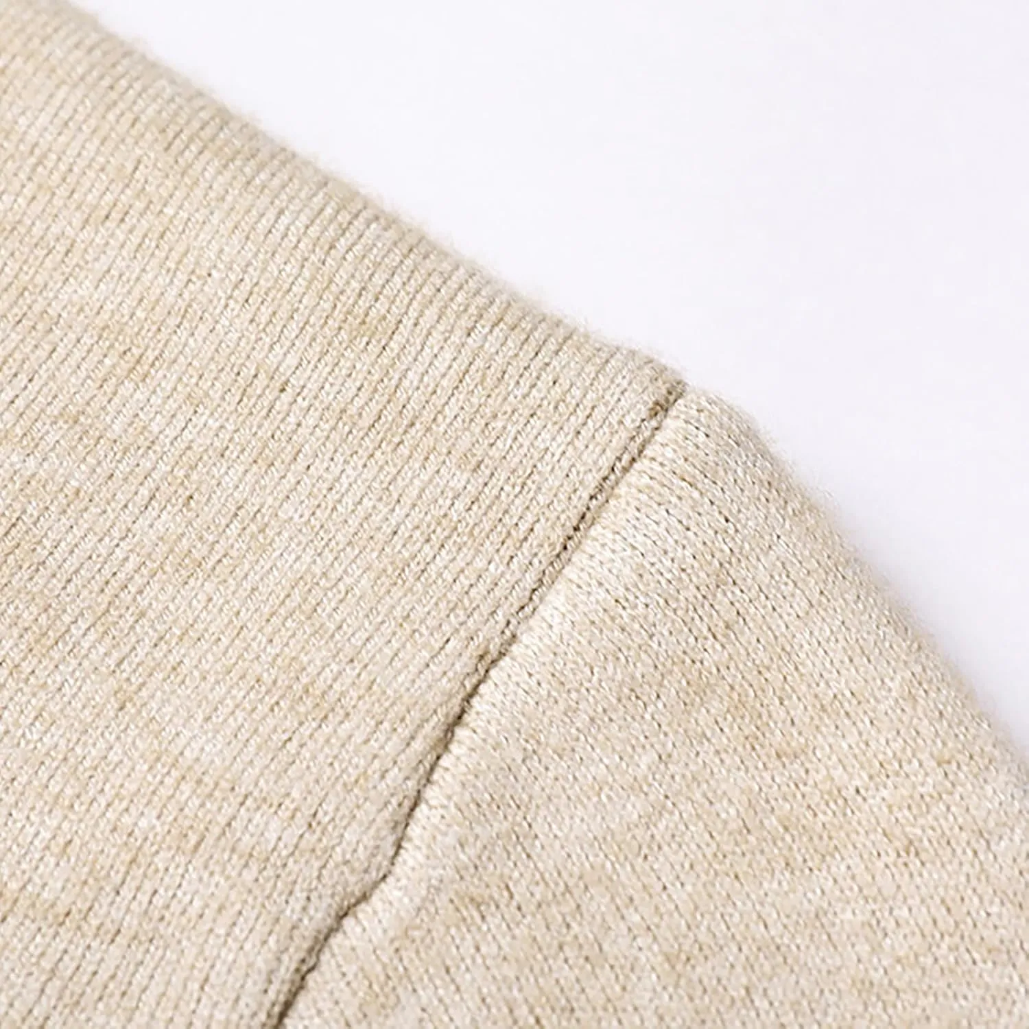 Men's Crewneck Sweater Sherpa Lined Sweatshirts Slim Fit Long Sleeve Underwear Fleece Winter Thermal Pullover Coats