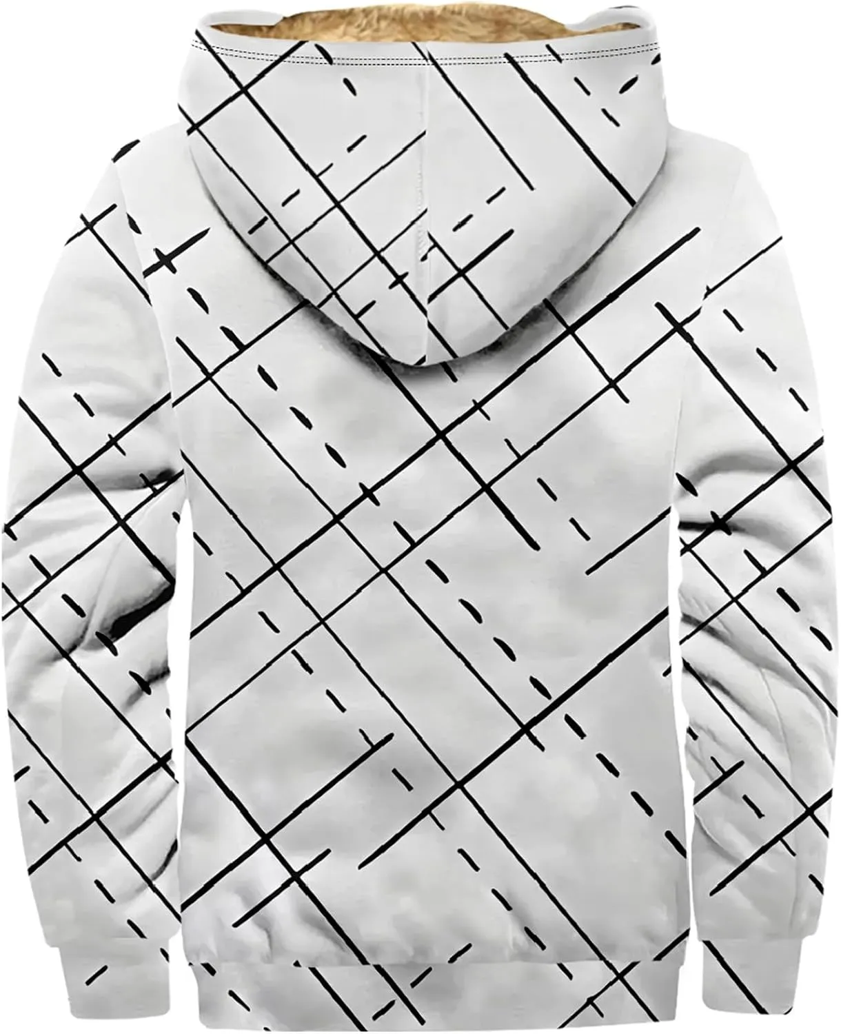 Men's Sherpa Lined Shirt Cotton Flannel Jacket Plaid Full Zip Jacket Coat Plus Size Big&Tall Coat with Pocket XS-4XL