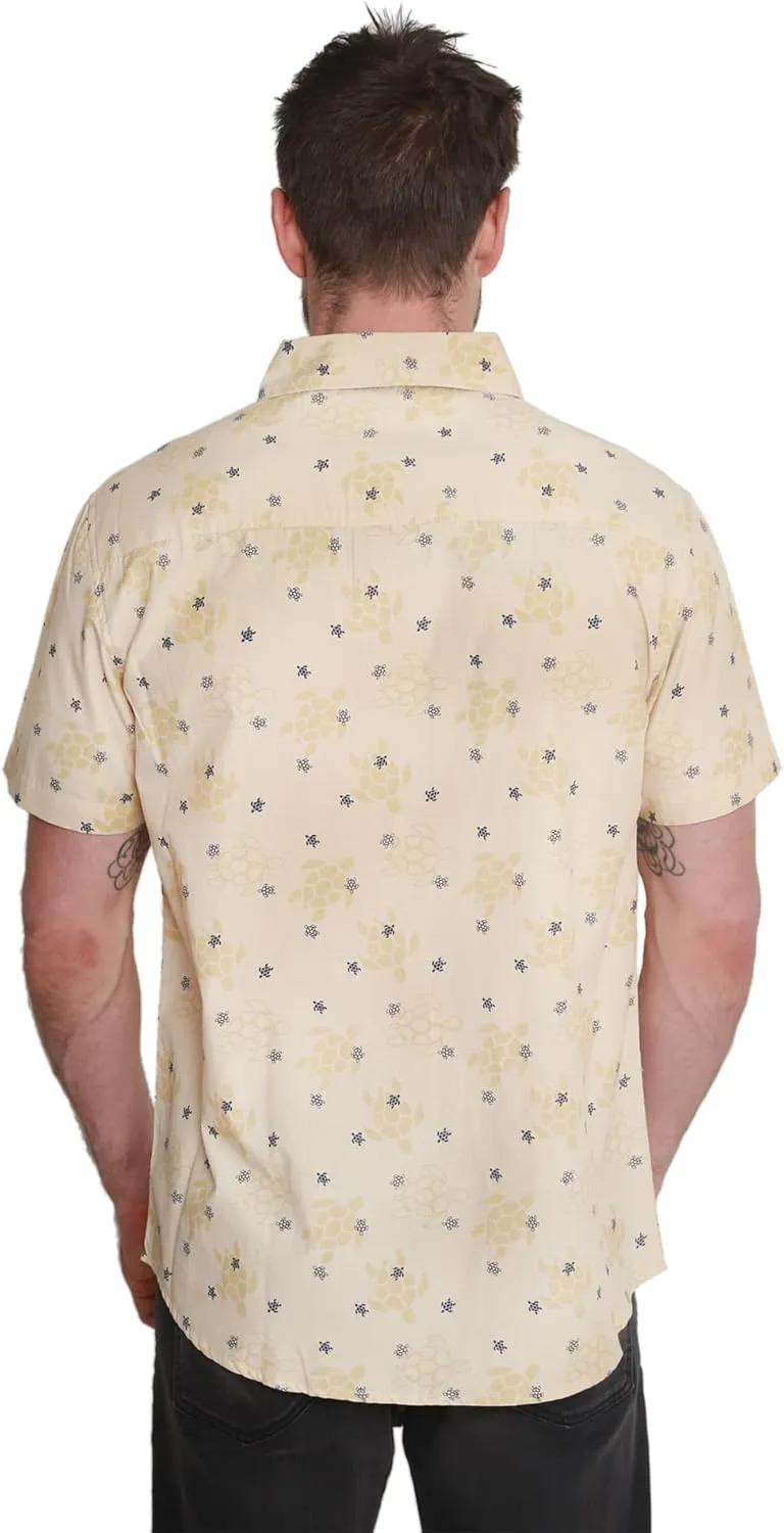 Men's Short Sleeve Hawaiian Woven Shirt