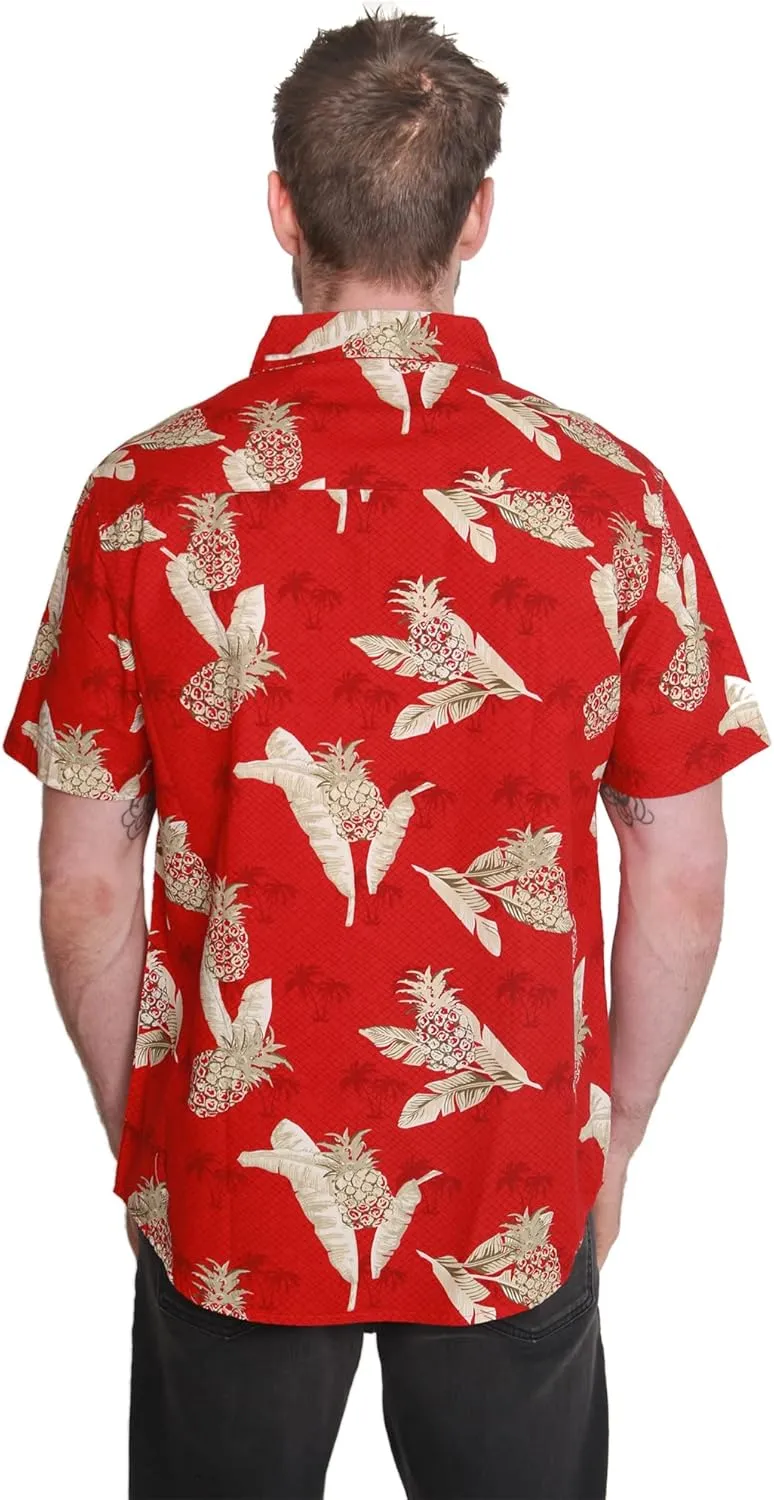 Men's Short Sleeve Hawaiian Woven Shirt