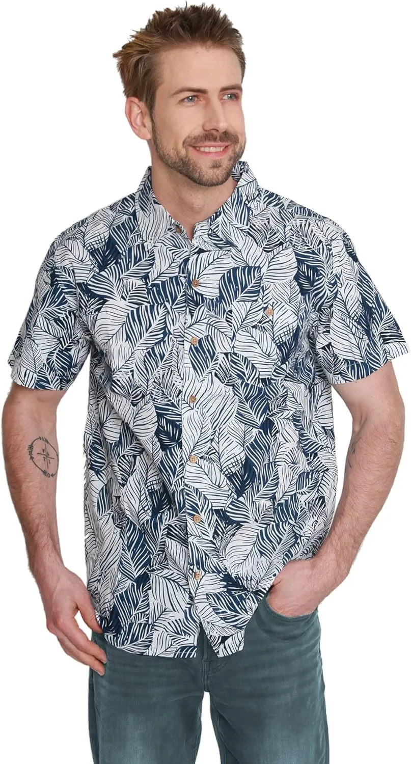 Men's Short Sleeve Hawaiian Woven Shirt