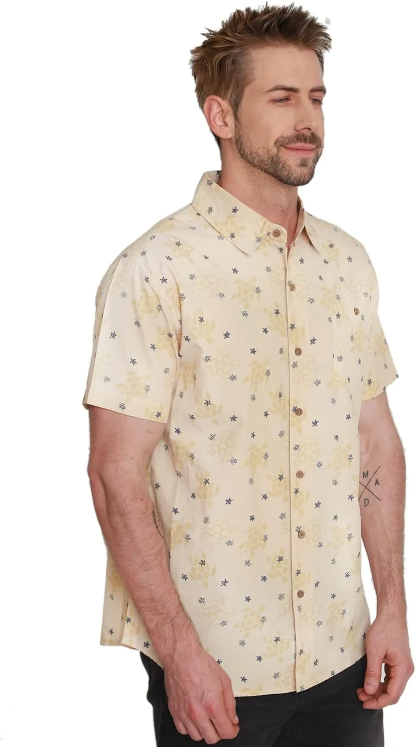 Men's Short Sleeve Hawaiian Woven Shirt