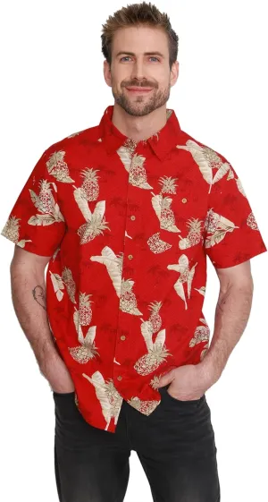 Men's Short Sleeve Hawaiian Woven Shirt